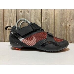 Nike Superrep Cycling Shoes CJ0775-008 Black Orange Womens Size 7.5 *NO CLIPS*